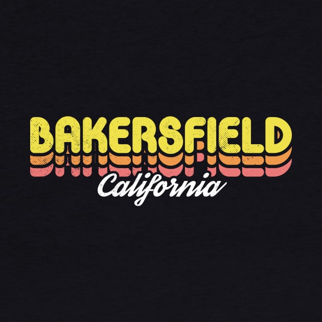 Retro Bakersfield California by rojakdesigns